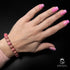 Perlenarmband Natürliche Rodonith Perlen 6mm uniqal